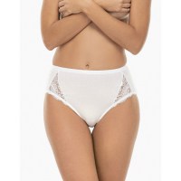 Cotone pizzo charme - Slip midi 3x2